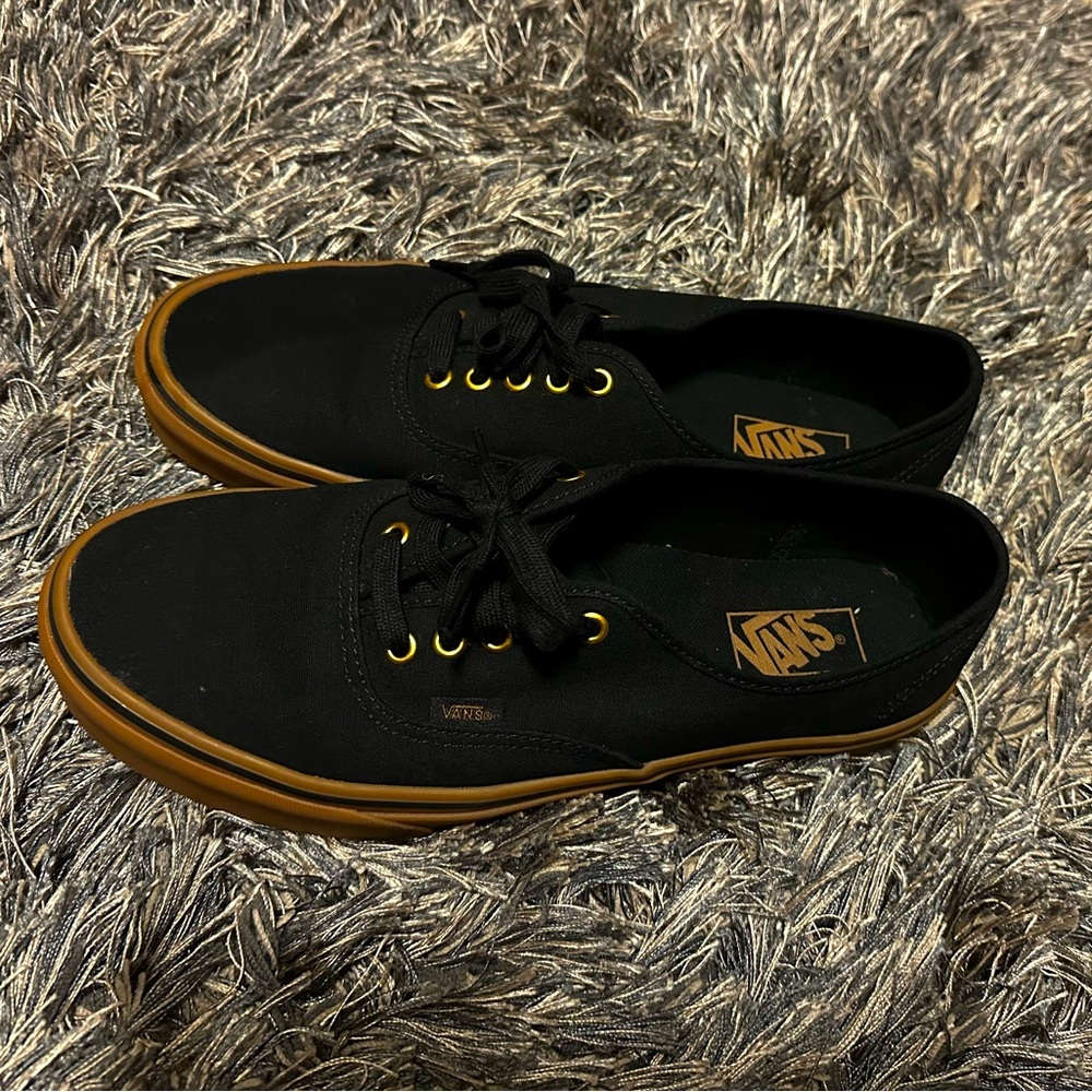 Vans Black and Gum Shoe